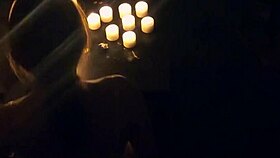 Pyro slut enjoys fire and passionate sex 🔥