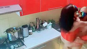 Skinny couple films hot passion porno at home