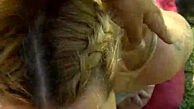 Big Natural Tits Blonde Blowjob Outdoor Homemade