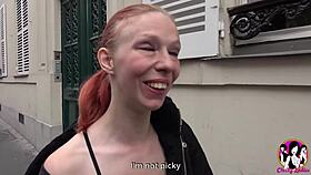 slim redhead slut really into anal sex