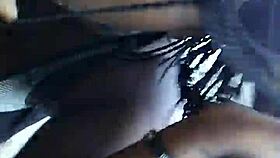 Interracial Public Bent Over Blowjob Doggystyle