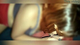 Latina Brunette Moans Loudly During Balcony Sex With Athletic Couple