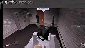 Blonde MILF FUCKED by MONSTER COCK DEVIL on ROBLOX