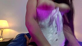 Infiel wife rides like a true latina whore