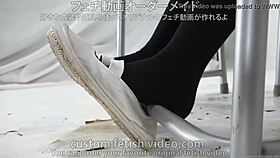 socks fetish involves feet and shoes in casual play