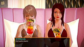 amateurs playing erotic game with big ass