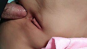 fuck her in the ass spray cum all over her ass