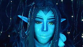 she spends her time dancing on webcam as avatar