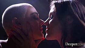 Catalina Shares Girlfriend Paris In Intense Threesome Fucking