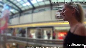 Czech Chick Tempted In Mall, Gets POV Fucked Hard.