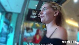 Czech Chick Tempted In Mall, Gets POV Fucked Hard.