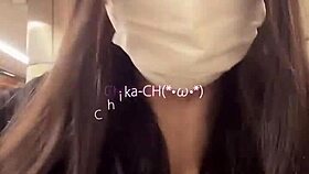 busty asian ladyboy in crossdressing quietly masturbates in this cute solo video.