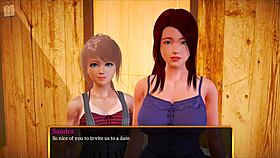 amateurs playing erotic game with big ass