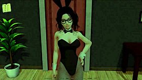 The game takes place in a luxurious hotel with a harem theme