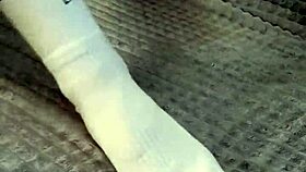 Dirty Girl Teases Dick With Socks