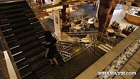 vanessa decker and blanche bradburry share anal threeway with cumshots