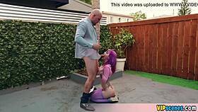 PURPLE HAIRED NYMPHO VALERIE STEELE DEMONSTRATES THE AGE OLD TRUTH