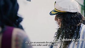 Hogtied Submissive Pet Craving Horny Lesbian Domination and Squirting Orgasms