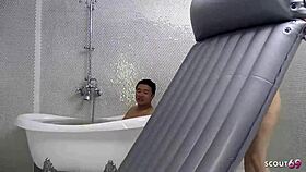 Japanese Teen With Big Tits Gets Creampie At Massage Parlour