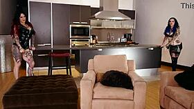 Jenevieve Hexx & Vinyl Vixon 2 Girl Big Dick Pov Blowjob And Cum Swap And Swallow