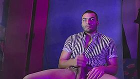 Sexy Purple Stripes Sensual Action