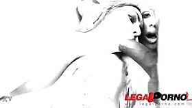 i love how these anal sluts handle big black cocks