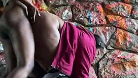 sexy bbw remi gets creampied in a tunnel