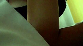 Horny White Dude Fondles Tiny Asian Girlfriend's Tits