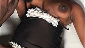 This sexy young babe seduced me in the bedroom 😏