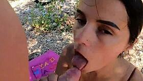 Provocative pov romp ripples at lake