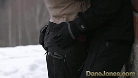 Dane Jones Gives Deepthroat Blowjob, Public Doggystyle, And Facial To Blonde Babe!