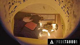 Horny Virgin Teen Penelope Kay Seduces Pervert Priest