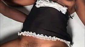 This sexy young babe seduced me in the bedroom 😏