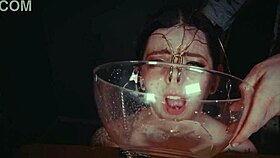 emo bondage girl gets tied and punished