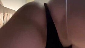 Intense pleasure in first outdoor squirting orgasm