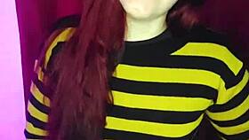 Girl excited by nudes approaches with plug in ass p2