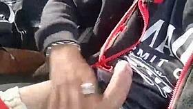 This Handsome Guy Feels Intense Pleasure While Masturbating on a French Train