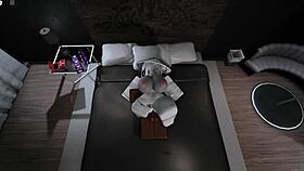 bbc relentlessly fucks prostitute in roblox hotel condo