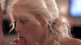 artistic blowjob experience from blonde milf