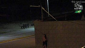 i got caught naked on the beach by security camera
