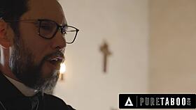 Horny Virgin Teen Penelope Kay Seduces Pervert Priest