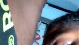 african teen slobbers on my big cock