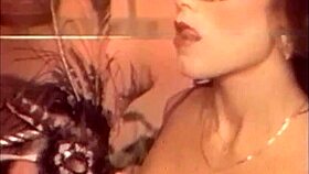 What goes around cums around, she whispered during our masked retro session with hairy pussy play.