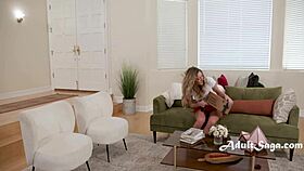 Victor's Curious Fingers Explore Addison's Remote Control Vibrator in Intense Fingering