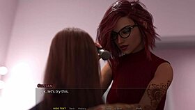 redhead plays caseys fall part 2 outdoors