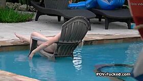 Punishing Sexy Neighbor Poolside?