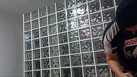 real students prepare for a hot threesome and intense sex