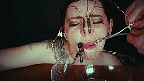 emo bondage girl gets tied and punished