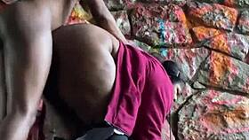 sexy bbw remi gets creampied in a tunnel