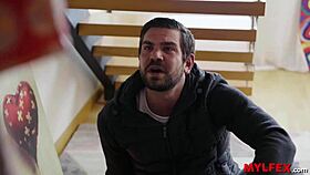 sweet spanish milf gets confronted by boy of the house